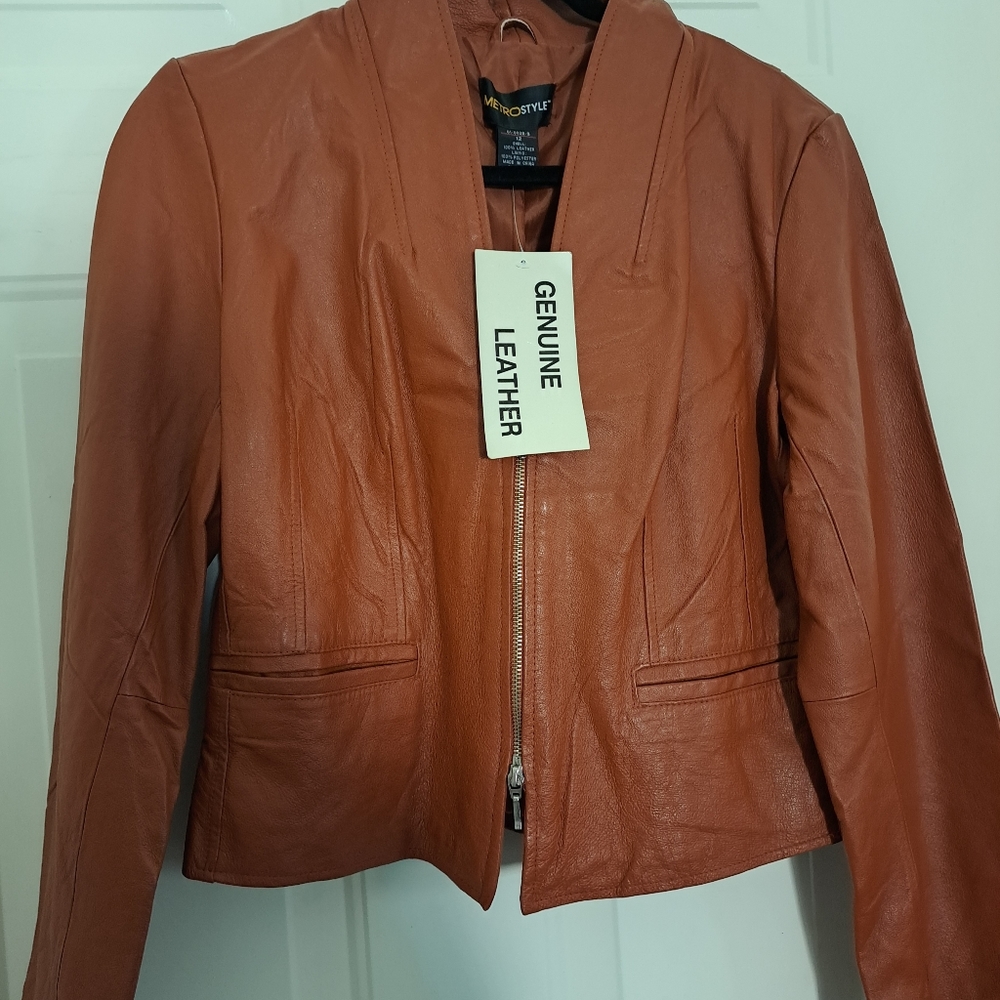 Leather Brown Jacket